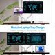 thumbnail image 2 of Brazo para monitor AVLT doble 17-43" con bandeja para laptop y dock USB-C, 2 of 7