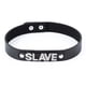 thumbnail image 3 of 1pc BDSM Leather Collar with Letter Decoration - Flirting Necklace for Couples - Adult Cosplay Sex Toy, 3 of 3