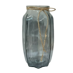 Oem - Florero Jarron Decorativo Vidrio Clasico Geometrico 22Cm G
