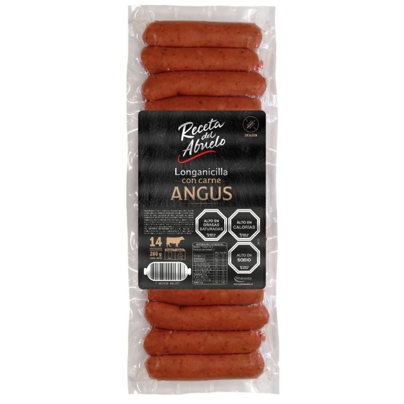 Longanicilla Con Carne Angus 14 Un 280 g Receta del Abuelo