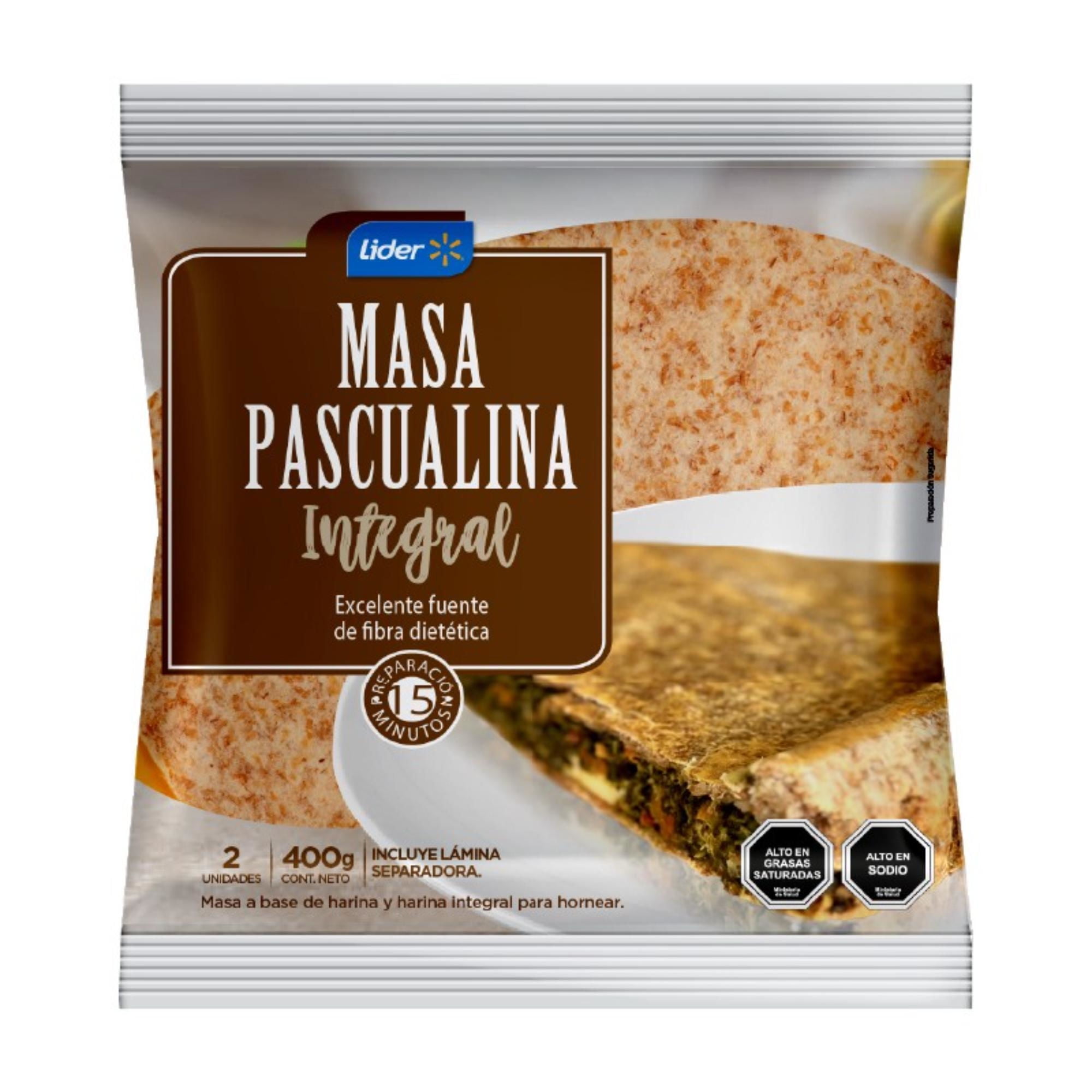 Masa Pascualina Integral 400 g Lider