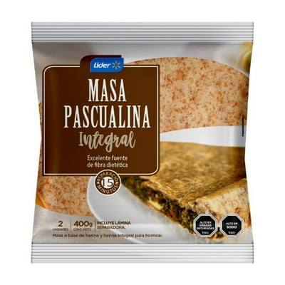 Masa Pascualina Integral 400 G Lider