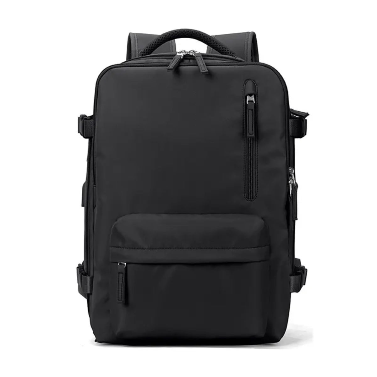 Genérico - Mochila Viaje Cabina Avión Impermeable Viral Zapatos Usb Negra