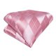 thumbnail image 3 of Corbatón Ascot grueso de seda elegante para hombre. Modelo Rosado Rombos, 3 of 3