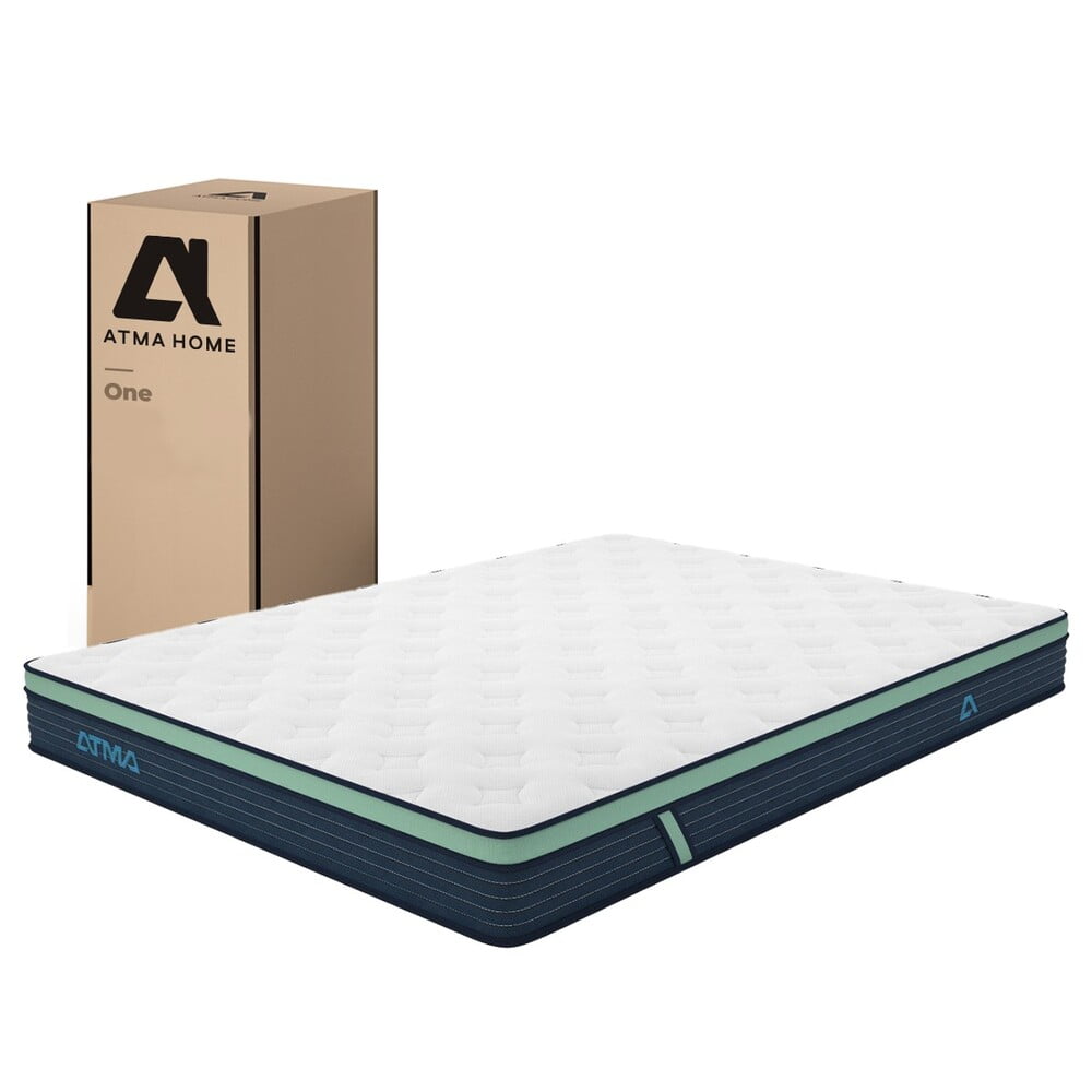 Colchón De Resortes Atma One 2 Plazas 150X190X20 En Caja