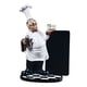 thumbnail image 4 of Estatuilla De Chef De Resina Para Decoración De Mesa De Cocina Cook Coffee Restaurant, 4 of 5