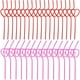 thumbnail image 1 of 40 piezas pajas de plástico de San Valentín en forma de corazón pajas de beber pajas decorativas del corazón para el día de San Valentín suministros de boda, rojo y rosa, 1 of 3