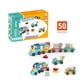 thumbnail image 1 of Bloques Magnéticos 50 Pcs Tren Puzzle Construcción 3+, 1 of 1