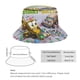 thumbnail image 2 of Apestoso y Sucio Sombrero bucket para adultos, gorra de protección solar, sombrero de pescador plegable para viajes al aire libre, pesca y actividades de verano, 2 of 6