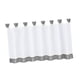 thumbnail image 1 of Personalizar Cafe Cortina de ventana Cortina de cocina Tier # 3 57x18 pulgadas, gris, 1 of 5