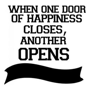 Rienda Libre Graphics - Decomural One Door Closes Inspirational Ws-34329