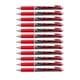 thumbnail image 1 of Paquete de 12 bolígrafos de gel Pentel EnerGel RTX tinta roja, 1 of 2