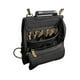 thumbnail image 2 of Funda para herramientas Custom Leathercraft 1509 con cierre y 21 bolsillos, color negro, 2 of 3