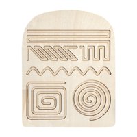 Magideal - Tablero De Práctica De Doble Cara, Tablero De Práctica De Escritura, Habilidades Motoras Finas, Entrenamiento De Control De Bolígrafos En La Primera I Estilo B