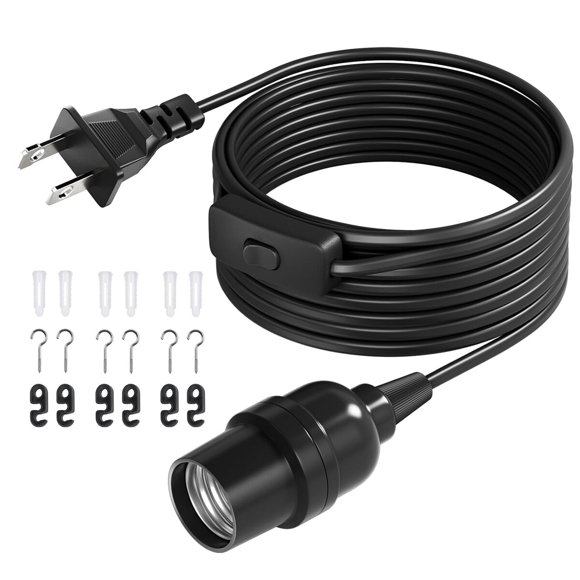 DiCUNO Pendant Light Cord, for Hanging Paper Lantern, 20 Ft