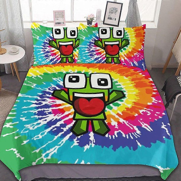 Juego de ropa de cama Unspeable tamaño individual, funda nórdica Unspeable para niños, niñas y adolescentes, suave, cómoda y transpirable para niños con cremallera.