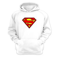 Genérico - Polerón Canguro Hombre De Hierro Blanco Talla Xl Unisex