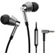 thumbnail image 1 of Auriculares intraurales Earphones 1MORE de alta resolución con triple controlador, color plateado, 1 of 5