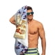 thumbnail image 5 of Sundrop y Moondrop Toalla de playa de secado rápido con diseño temático, regalo para mujeres y niñas, ideal para cumpleaños, fans, amantes de la música, uso en la playa o al aire libre, 78 × 150 cm, 5 of 6