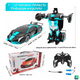 thumbnail image 2 of Auto Carro Control Remoto Recargable Transformers Robot Celeste, 2 of 2