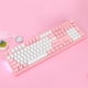 thumbnail image 2 of Keycaps Cherry Style Blanco/rosa –, 2 of 2