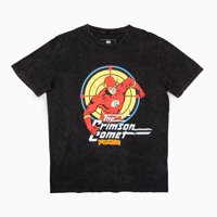 Dc Comics - Polera Hombre You The Flash Cometa Gris