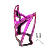 Ioensy - Soporte Para Botella De Agua Para Bicicleta Soporte Para Bebida De Agua Ultraligero Negro Violeta