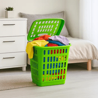 Genérico - Cesta Ropa Plástico Con Tapa 45L