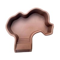 Magideal - Plato De Comida De Tortugas Con Tazón De Agua De Rampa Alimentador De Tazón Bañador Plato De Agua De Piscina Para El Terrario Dragón Barbudo Ermitaño Sin Manguera