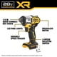 thumbnail image 4 of Kit Combo de Herramientas Eléctricas DEWALT 20V MAX XR Atornillador de Impacto y Taladro Percutor con 2 Baterías POWERPACK de 4Ah y Cargador, 4 of 8