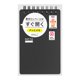 thumbnail image 1 of Cuaderno Midori 128x7 cm Negro Putto Memo de anillas, 1 of 7