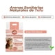 thumbnail image 2 of Arena Sanitaria Aglutinante Vip Cat Tofu 2,5 Kg. - Natural, 2 of 4