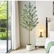 thumbnail image 5 of Árbol artificial LOMANTO 1,8 m con maceta blanca, 5 of 7