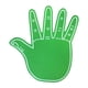 thumbnail image 3 of Guantes Gigantes de Espuma para Manos Y Dedos. Regalo Ideal para Fanáticos Del Deporte. Accesorios Cómodos para Animar. Guantes de Porristas para Fies verde, 3 of 5