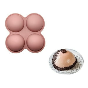 Genérico - Molde De Silicona Esfera Molde Silicona 4 Media Esfera 7,5Cm
