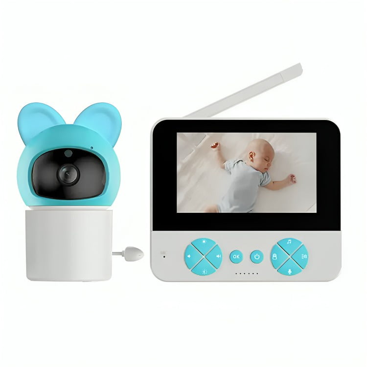 Gnerica - Cámara Monitor Vigilancia Nocturna Para Bebes Con Micrófono