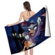 thumbnail image 4 of Pato Darkwing Toalla de playa de secado rápido con diseño temático, regalo para mujeres y niñas, ideal para cumpleaños, fans, amantes de la música, uso en la playa o al aire libre, 78 × 180 cm, 4 of 6