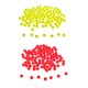thumbnail image 2 of 200pcs Pesca Flotante Bobbers Drift Ball Espuma Indicador 8.3mm Amarillo Rojo, 2 of 5