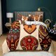 thumbnail image 1 of v2693 Bed Sheets Pharaoh Bedding Sets,King Size Ancient Egypt Tribe Decor Comforter Cover Set for Adult Egyptian Pyramid Polyester Duvet Cover 3-Piece Bedding Set (1 Duvet Cover + 2 Pillow Shams) Bed, 1 of 5