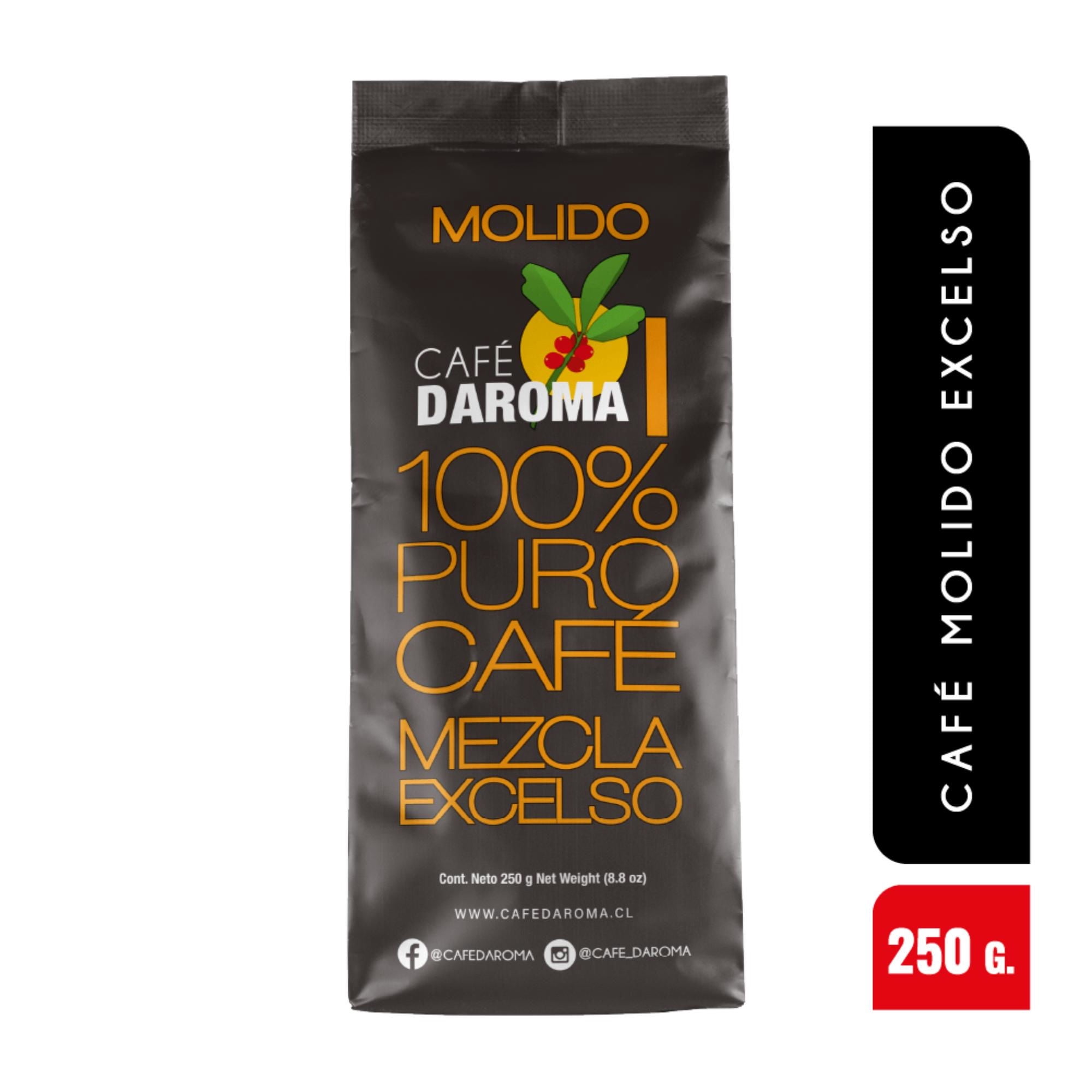 Café Molido Excelso Bolsa 250 gr D'aroma