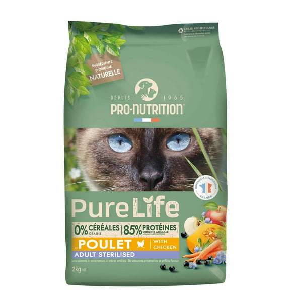 Alimento Pure Life Sterilized Gato Esterilizado 2kg