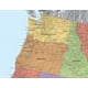 thumbnail image 4 of Mapa de Pared Swiftmaps 61 × 91 cm Laminado EE. UU. Premier, 4 of 4