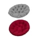thumbnail image 5 of Cojín Para Asiento De Exterior, 2 Uds., Almohadillas Redondas Impermeables Para Silla, Gris Y Rojo, 5 of 5
