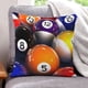 thumbnail image 1 of Billar Fundas de almohada de terciopelo con tema, regalos de funda de almohada, decoración para el hogar, cojín de lanzar, regalo de cumpleaños para fans y parejas.30*30cm., 1 of 6