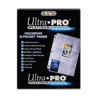 Fundas Para Tarjetas Ultra Pro Platinum Series 9 Pocket X100
