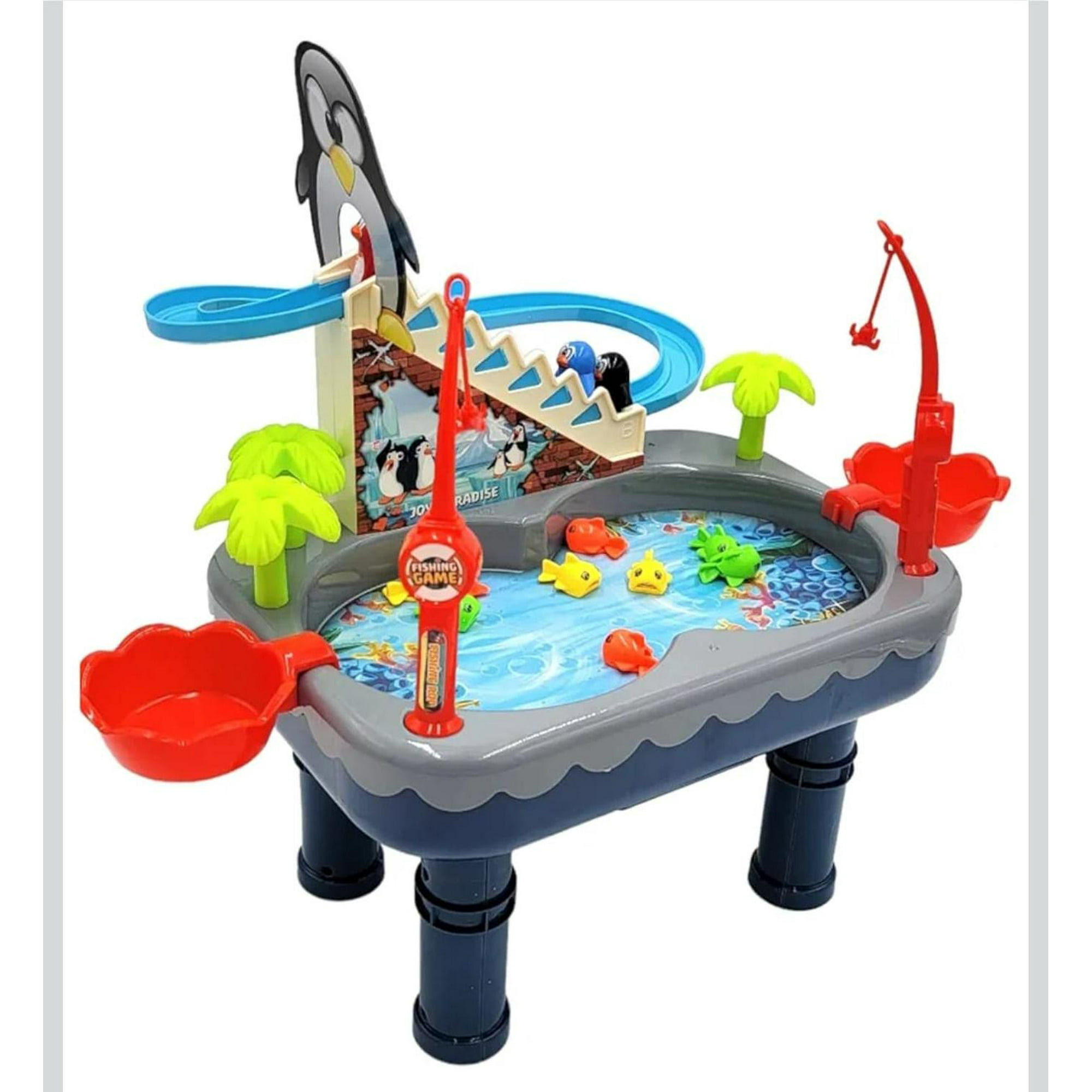 Genérico - Juego De Pesca Magneticos 2 En 1 Para Niños Azul