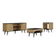thumbnail image 3 of Combo Living Tokio 3 Piezas Rack TV, Mesa de Centro, Mesa Lateral Madera y Negro mate, 3 of 5