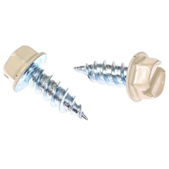 Tornillos Eagle 1 #8 de 1,3 cm para bajante de canaleta, 25 piezas, almendra