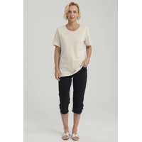 Fashionspark - Polera Mujer Con Tachas Beige Claro