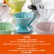 thumbnail image 2 of Filtro de Café Sanyo Sangyo CFD-4BL Taza Azul, 2 of 6